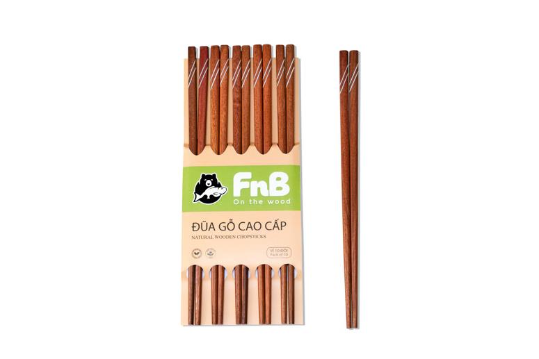 ĐŨA GỖ CẨM HỒNG FnB ĐÔI VẠCH 10 ĐÔI