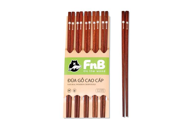 ĐŨA GỖ CẨM LAI FnB CẨN HOA 10 ĐÔI