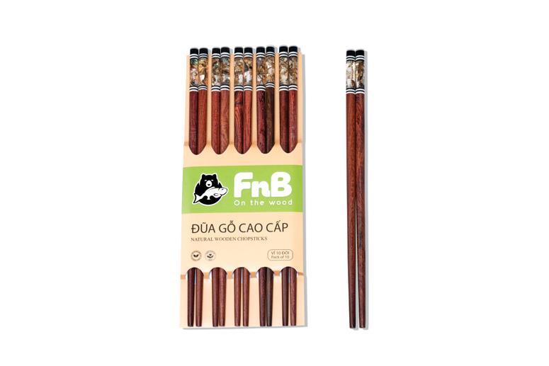 ĐŨA GỖ CẨM LAI FnB NỐI BÀO NGƯ 10 ĐÔI