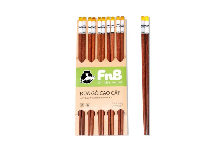 ĐŨA GỖ CẨM LAI FnB NỐI ĐỒI MỒI 10 ĐÔI