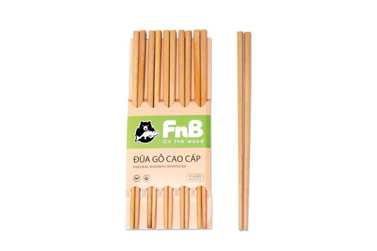 ĐŨA GỖ CẨM VÀNG FnB CAO CẤP 10 ĐÔI